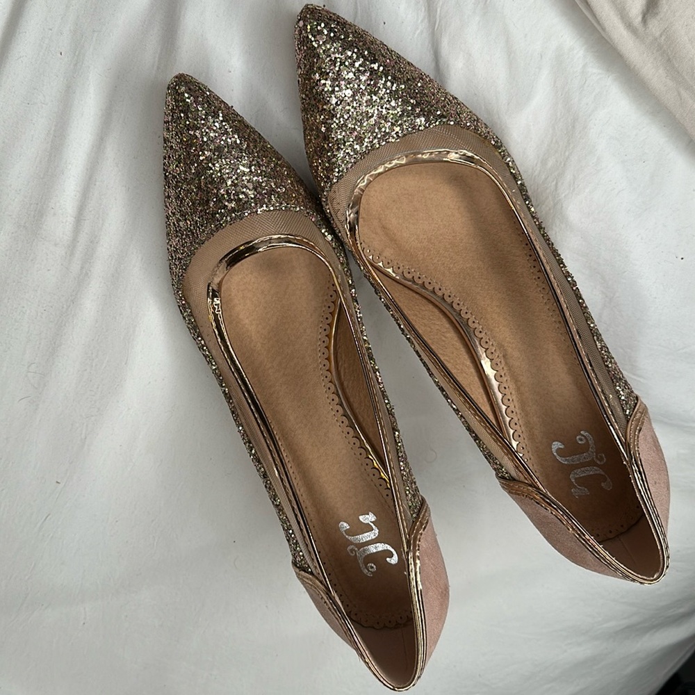 Sparkly high heels